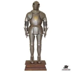 Antiqued Suit Of Armour (wearable)