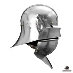 Gothic Sallet With Bevor - 18 Gauge 9 Gothic Sallet With Bevor - 18 Gauge -Knight Equipment Store 120469c 1
