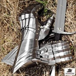 Gothic Mitten Gauntlets - 18 Gauge -Knight Equipment Store 121264 3