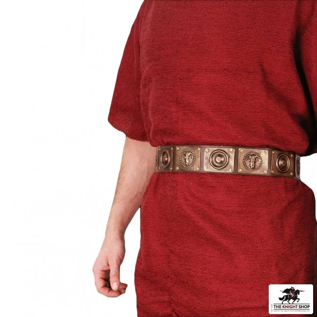 The Eagle Red Cotton Tunic 3 The Eagle Red Cotton Tunic - Image 3