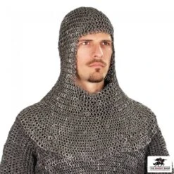 Riveted Darkened Aluminium Mail Coif