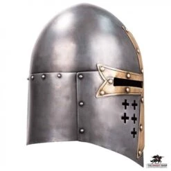 Knights Templar Sugarloaf Helmet 5 Knights Templar Sugarloaf Helmet -Knight Equipment Store 300552 knight templar helmet 1