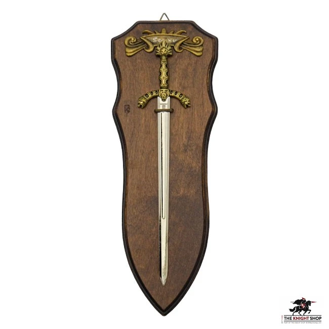 Miniature Sword On Display Plaque 1 Miniature Sword On Display Plaque