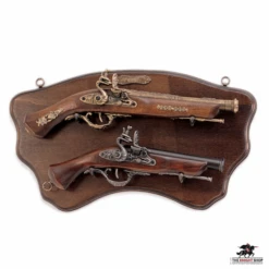 Display Plaque With 2 Pistols