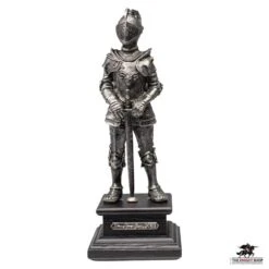 Miniature Pewter Knight With Sword