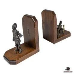 Knight And Cannon Bookends