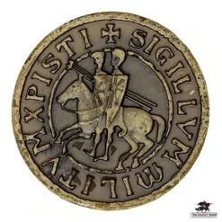 Knights Templar Paperweight - Bronze