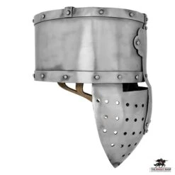 Crusader Transitional Helmet - 14 Gauge 5 Crusader Transitional Helmet - 14 Gauge -Knight Equipment Store ab2968 3
