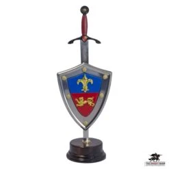 Black Prince Letter Opener And Shield Set
