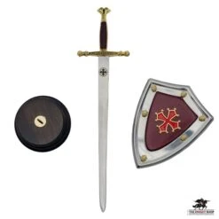 Cathars Letter Opener And Shield Set
