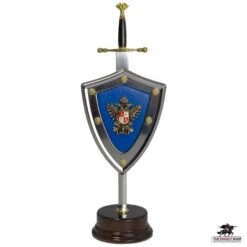 Charles V Letter Opener And Shield Set