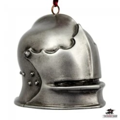 Helmet Christmas Baubles - Set Of 3 -Knight Equipment Store ah xphm005 short tailed sallet bauble 2 1