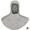Chainmail Coif - Wedge Riveted - Flat Ring