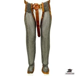Zinc Plated Chainmail Chausses (Leggings) - Butted