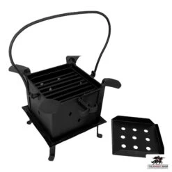 Medieval Square Fire Pit & Grill -Knight Equipment Store ah4392 2