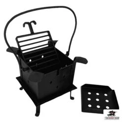 Medieval Square Fire Pit & Grill -Knight Equipment Store ah4392 3