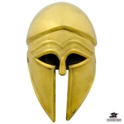 Greek Helmet & Armour Set - Brass 10 Greek Helmet & Armour Set - Brass -Knight Equipment Store ah6058b corinthian helmet 1