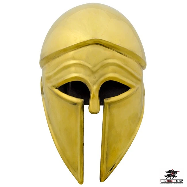 Greek Helmet & Armour Set - Brass 3 Greek Helmet & Armour Set - Brass - Image 3