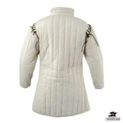 Laced Gambeson - Natural -Knight Equipment Store ah6077 2