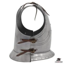 Gothic Cuirass (Back And Breastplates) - 18 Gauge -Knight Equipment Store ah6337 gothictorsoandbackplate18g side