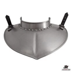 Medieval Gorget - 18 Gauge -Knight Equipment Store ah6381 medievalgorgetwithcollar.back