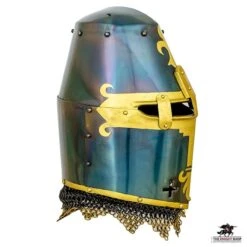 Great Helm Of Rieter Van Kornburg 5 Great Helm Of Rieter Van Kornburg -Knight Equipment Store ah6795 3 pearl