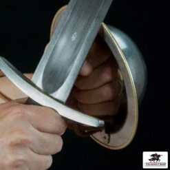 6 1/2" Stainless Steel Buckler -Knight Equipment Store am22630 2