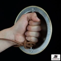 6 1/2" Stainless Steel Buckler -Knight Equipment Store am22630 3