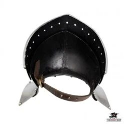 Gothic Bevor - 18 Gauge -Knight Equipment Store bevor back