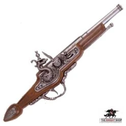 18th Century Straight Flintlock Pistol