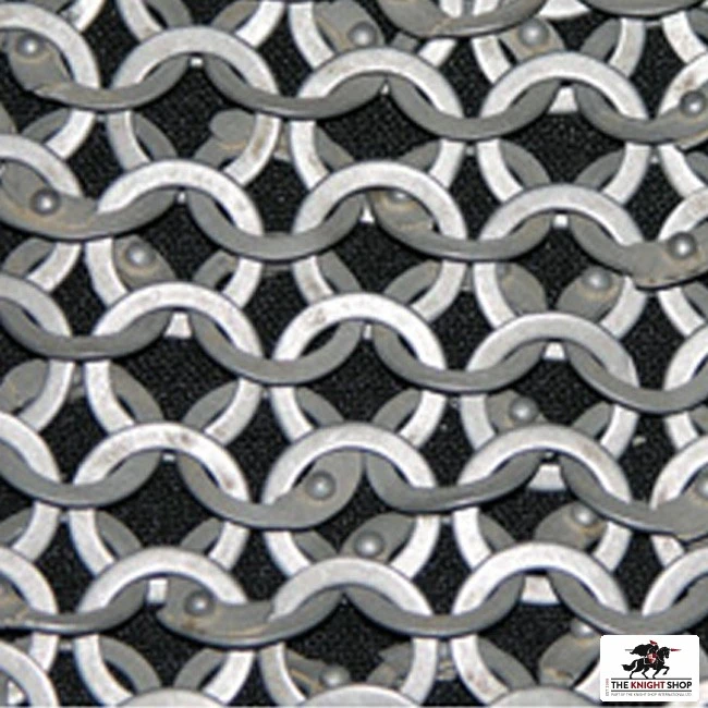 Chainmail Standard - Dome Riveted - Flat Ring / Solid Ring 2 Chainmail Standard - Dome Riveted - Flat Ring / Solid Ring - Image 2