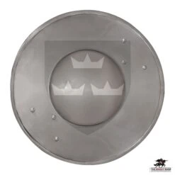 12" Dordrecht Steel Buckler - 14 Gauge