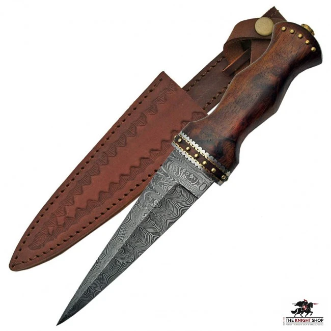 Damascus Sgian Dubh 1 Damascus Sgian Dubh