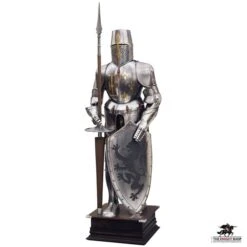 White Knight Suit Of Jousting Armour