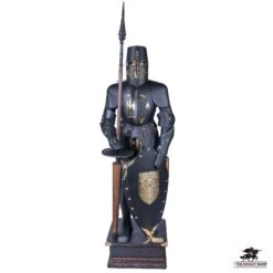 Black Knight Suit Of Jousting Armour