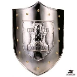 Silver Stone Tower Shield