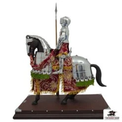 CLEARANCE -Armoured Knight On Horse - Red -Knight Equipment Store martohorseknight side.left 1