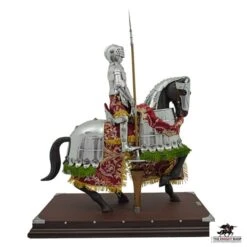 CLEARANCE -Armoured Knight On Horse - Red