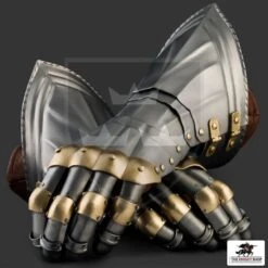 Knight Equipment Store 4 German Gauntlets - 18 Gauge