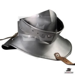 14-15th Century Articulated Bevor - 14 Gauge -Knight Equipment Store mh a0803 001 1