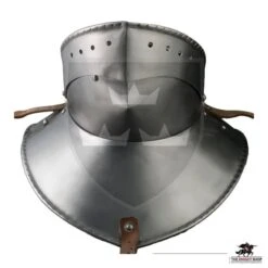 14-15th Century Articulated Bevor - 14 Gauge