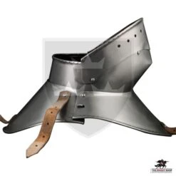 14-15th Century Articulated Bevor - 14 Gauge -Knight Equipment Store mh a0803 003 1