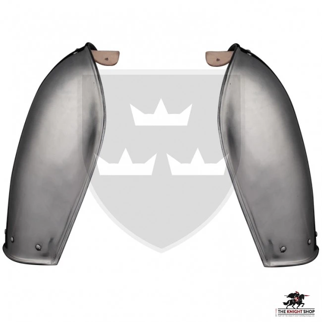 14-15th Century Shoulder Armour (Pauldrons) - 16 Gauge 1 14-15th Century Shoulder Armour (Pauldrons) - 16 Gauge
