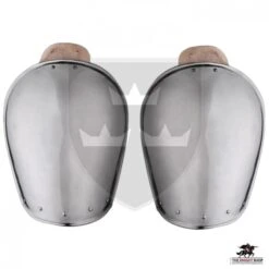 14-15th Century Shoulder Armour (Pauldrons) - 16 Gauge 5 14-15th Century Shoulder Armour (Pauldrons) - 16 Gauge -Knight Equipment Store mh a0804 002 wm 1