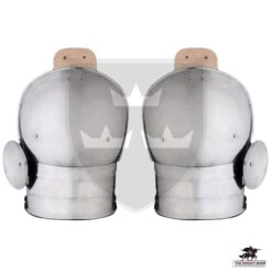 15th Century Shoulder Armour (Pauldrons) With Besagews - 16 Gauge -Knight Equipment Store mh a0805b 002 1