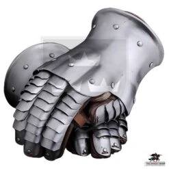 14th Century Gauntlets - 16 Gauge -Knight Equipment Store mh a0810 000 1