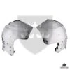 German Asymmetrical Shoulder Armour (Pauldrons) - 18 Gauge