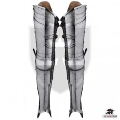German Gothic Leg Armour - 18 Gauge