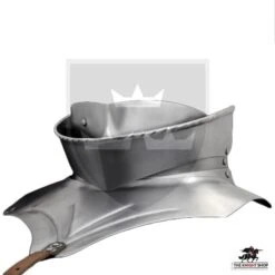 14-15th Century Articulated Bevor - 16 Gauge 6 14-15th Century Articulated Bevor - 16 Gauge -Knight Equipment Store mh a0907 001 wm 1