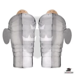 Churburg Armoury 15th Century Shoulder Armour (Pauldrons) - 16 Gauge -Knight Equipment Store mh a0940 002